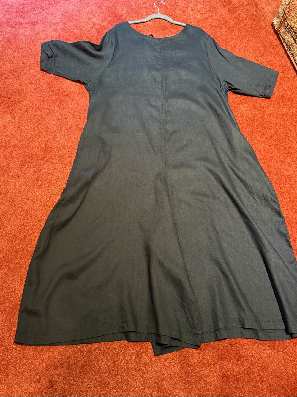 Glasnost Canada Palazzo Jump - Black Linen - Picture 9 of 10